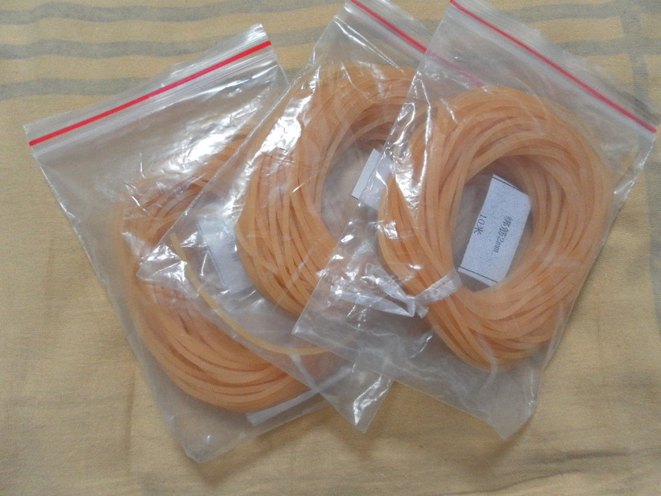 实心黑色素色10米绑筋扎带绑绳乳胶管