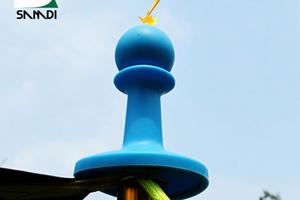 新款户外防雷帽 天幕杆橡胶帽 帐篷支撑杆帽子避雷针 防止导电 