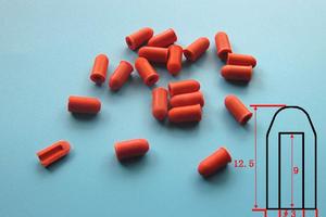 玻璃注射器胶帽 护套注射器胶帽注射器堵头注射器 橡胶帽 堵头