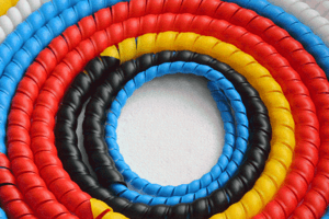 φ16洗车机水管保护套 高压油管缠绕护套管 胶管护套 螺旋保护套