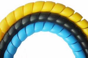 工厂直销 HPS-32高压油管保护水管空调管阻燃胶管防护螺旋保护 