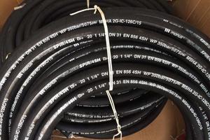 高压油管液压油管通水橡胶管高温胶管DN25-1寸-内径25 