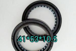 跑车摩托车国标油封大全41*53*10.5 跑车250型400型 前减震器油封 