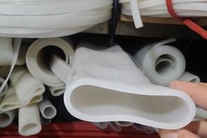 硅胶管内径55mm/60/65/70 乳白色硅橡胶管 耐高温软管国产硅胶管