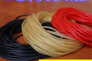 2mm实心绑筋皮筋钓鱼失手弹力绳捆绑皮筋绑弹弓皮筋胶管十米包邮 