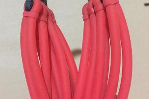 弹弓皮筋强力加厚传统卡球乳胶管橡皮筋胶管12股16股1745皮筋组 