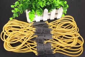 极地老妖弹弓皮筋组乳胶管战龙弹弓进口传统四股拉力绳弹弓皮筋组 