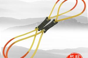 2040 1842 1745鸡尾酒传统四股弹弓内穿皮筋组高速精准竞技乳胶管 