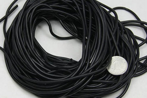 橡皮筋最细2.0实心皮筋乳胶管 弹力绳 胶丝 弹性好 橡胶管(10米） 