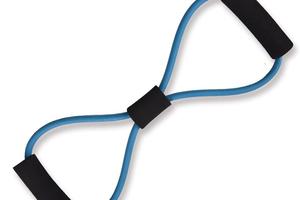 8字八字乳胶橡胶拉力管扩胸器丰胸减蝴蝶袖手臂力量锻炼康复训练