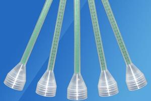 FMC06-24方形螺纹口混胶管AB静态混合管圆口混料管耐腐蚀抗压