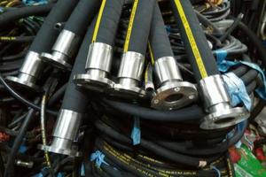 304不锈钢液压胶管扣压接头 公制英制 美制高压油管接头 高压油管