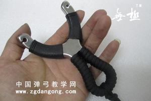 龙醒 440c 线切割 两股卡球弹弓 反曲弹弓 皮筋胶管 皮兜 