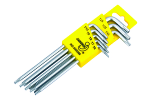 8件加长中孔花型扳手组套