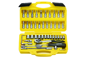 46件装6.3mm（1/4）系列公制套筒组套