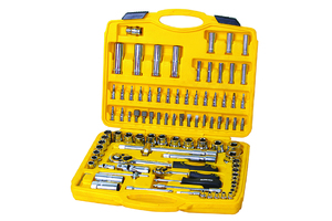 94件装6.3mm+12.5mm（1/4+1/2）系列公制套筒组套