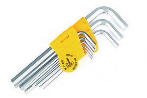 9件雾面加长平头内六角