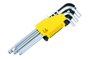 9件雾面加长平头内六角