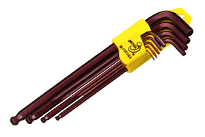 9件古铜色球头内六角特长