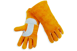 全皮衬里焊接手套