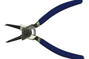 穴弯挡圈钳【内用】铬钒钢