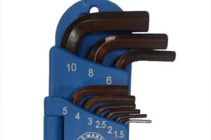 九件套球头加长内六角扳手【S2材质】