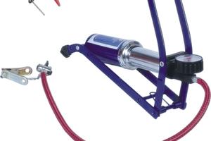 单筒高压脚踏气筒单筒