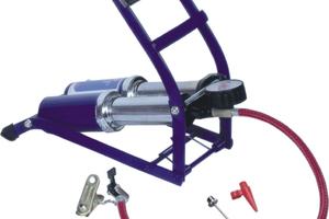 双筒高压脚踏气筒双筒