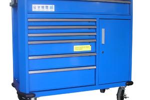 5抽屉带边门工具车