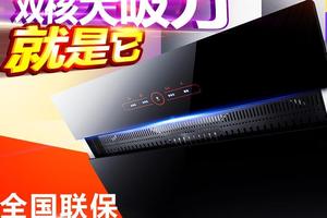 全国联保 欧派侧吸抽油烟机家用双电机大吸力蒸汽清洗烟机800mm宽 