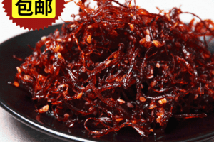 休闲零食肖三私房菜四川特产麻辣牛肉小吃灯影牛肉丝100g*2袋
