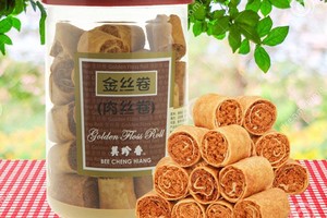 美珍香江浙沪满120元包邮*金丝卷罐装180g休闲零食小吃点心肉松卷